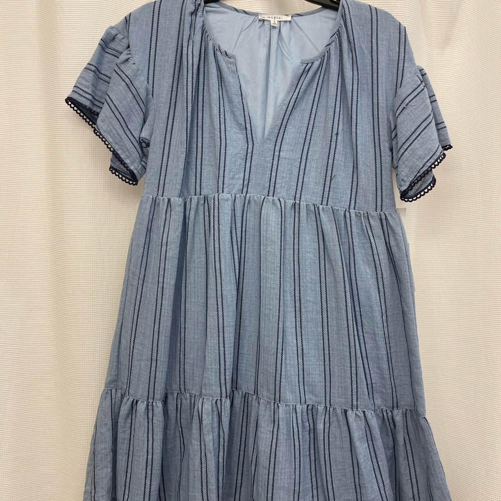 blue babydoll dress